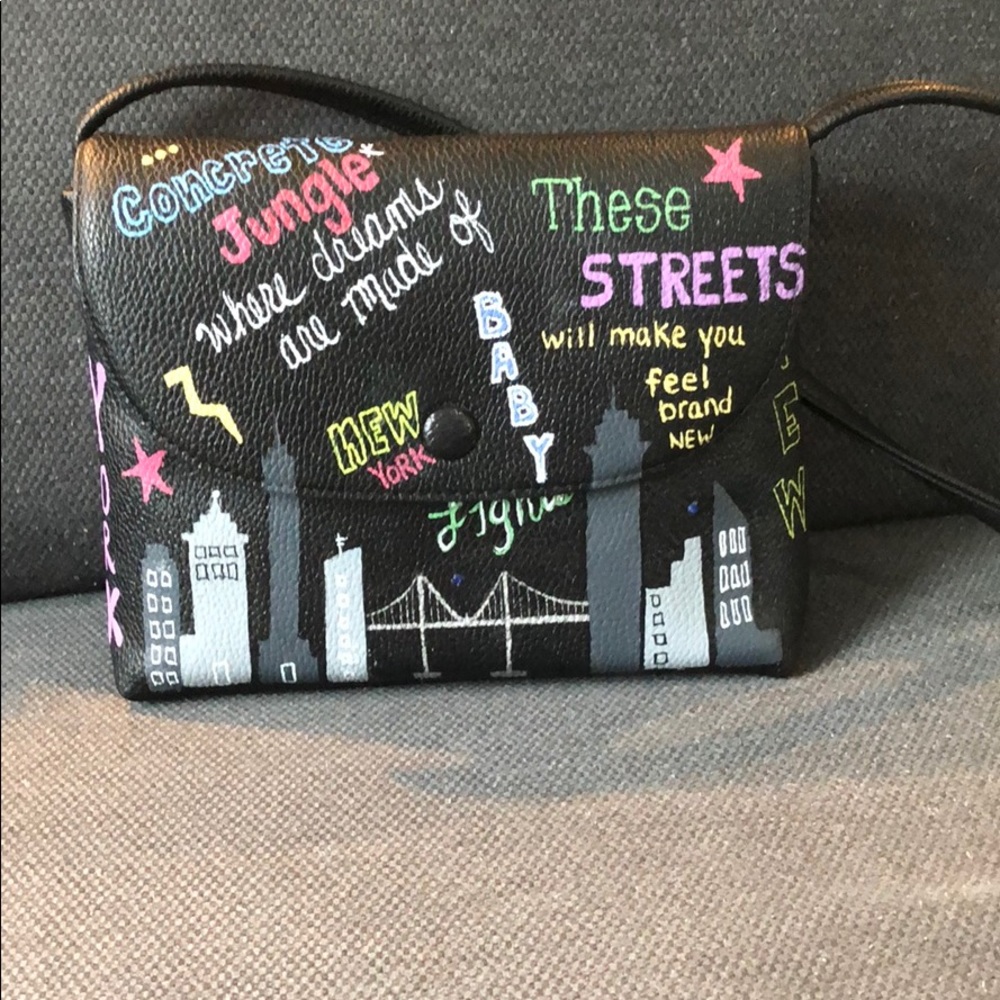 Hand painted custom purse